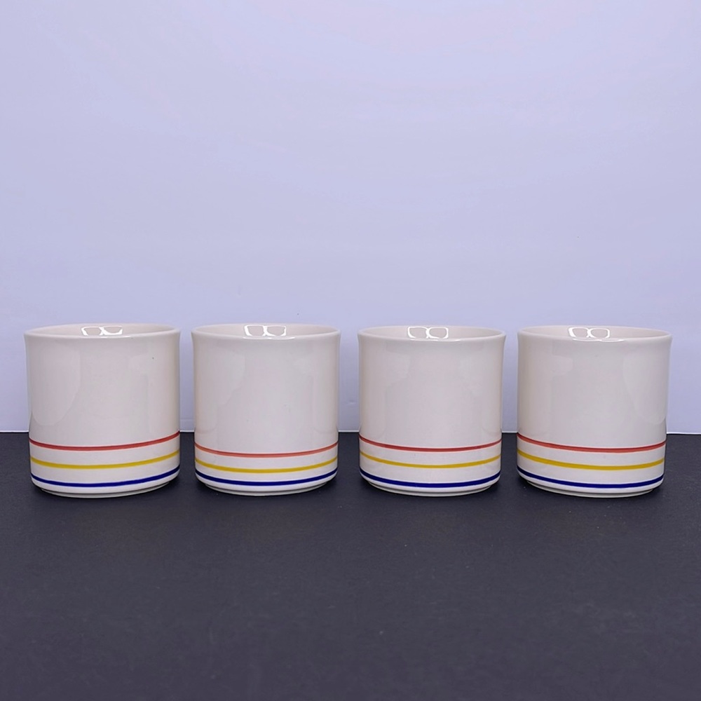 Table Mates Hand-painted Tea Cups (4 Pc Set)